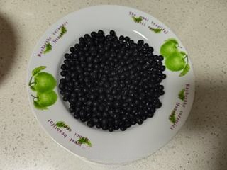 Black beans soaked in vinegar